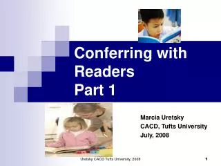 Conferring with Readers Part 1