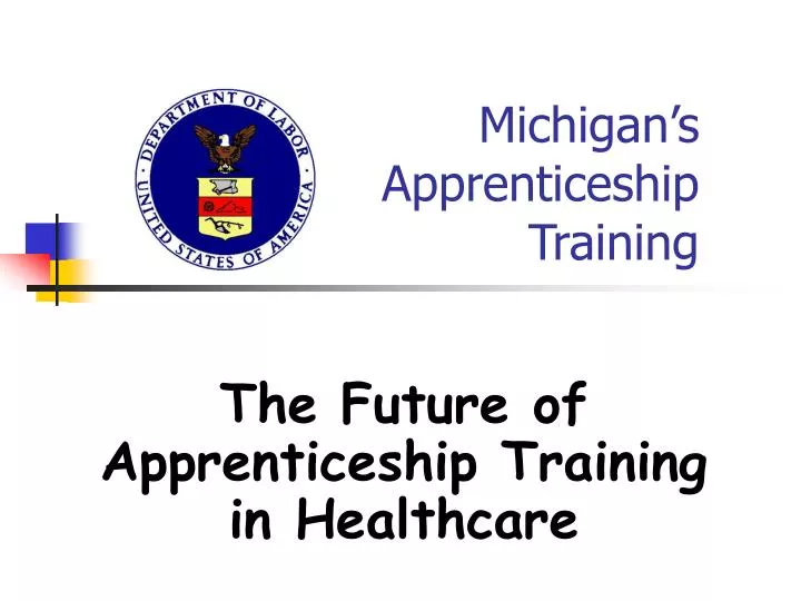 michigan s apprenticeship training