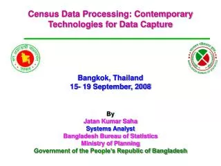 Census Data Processing: Contemporary Technologies for Data Capture