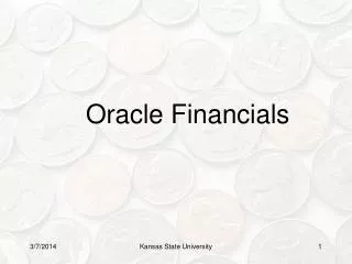 Oracle Financials