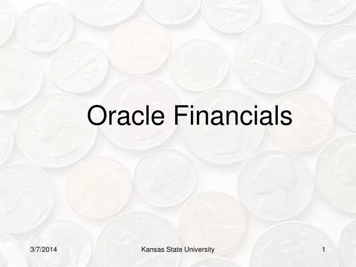 oracle financials