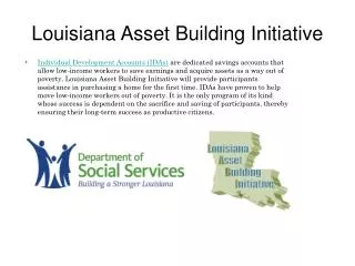 Louisiana Asset Building Initiative