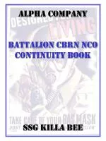 Alpha Company BATTALION CBRN NCO Continuity Book SSG KILLA BEE - slide 1