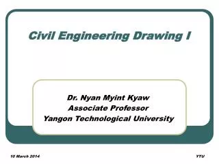 Civil Engineering Drawing I