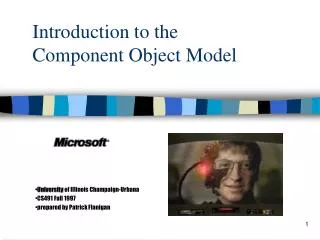 Introduction to the Component Object Model