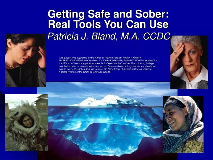 getting safe and sober real tools you can use patricia j bland m a ccdc