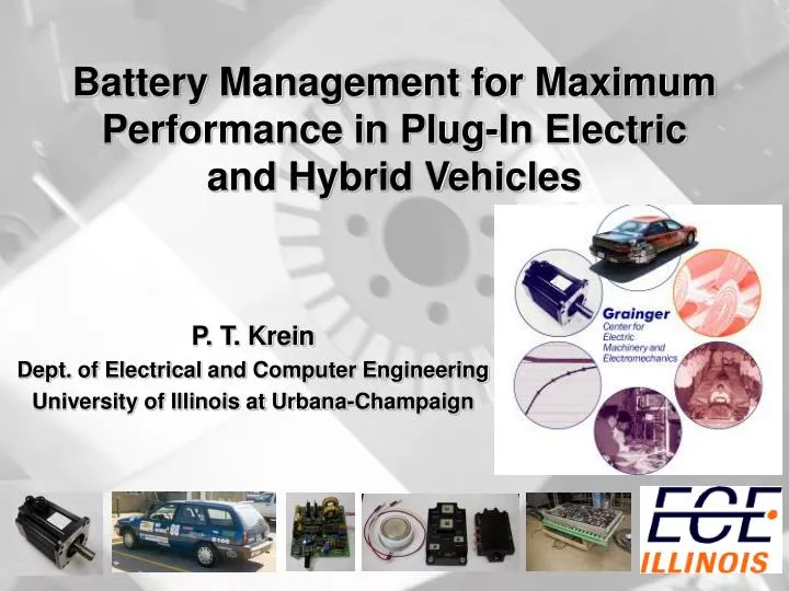 battery management for maximum performance in plug in electric and hybrid vehicles