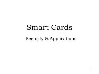 Smart Cards