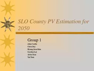 SLO County PV Estimation for 2050