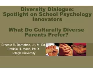 Diversity Dialogue: Spotlight on School Psychology Innovators