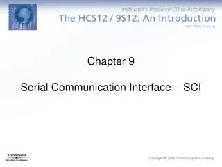 Chapter 9 Serial Communication Interface  SCI