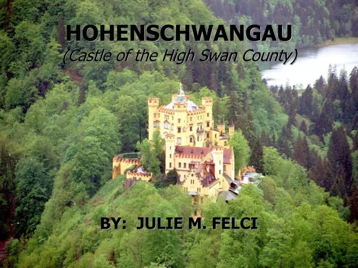 hohenschwangau castle of the high swan county