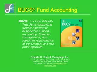 BUCS ® Fund Accounting