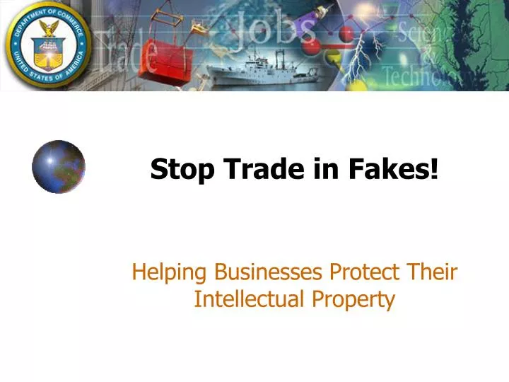 stop trade in fakes