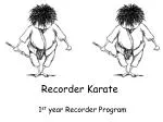 Recorder Karate - slide 1