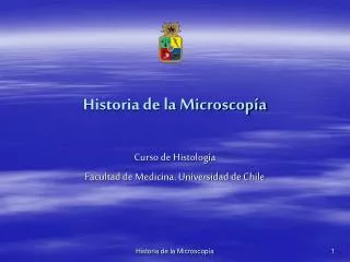 Historia de la Microscopía
