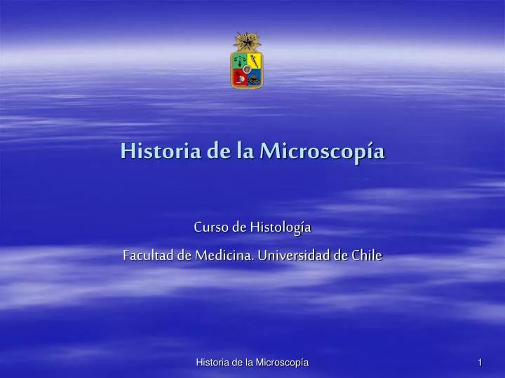 historia de la microscop a