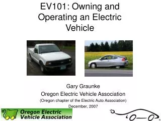 EV101: Owning and Operating an Electric Vehicle