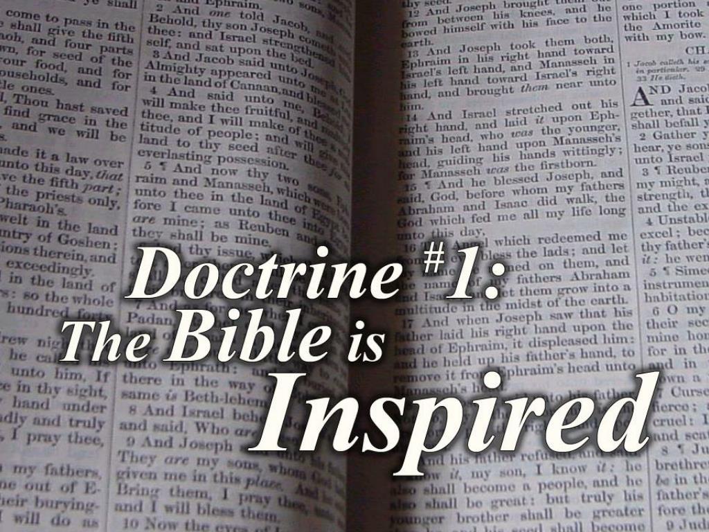 PPT - Why Study Bible Doctrine? DOCTRINE HELPS US! Bible doctrine helps ...