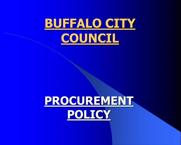 buffalo city council