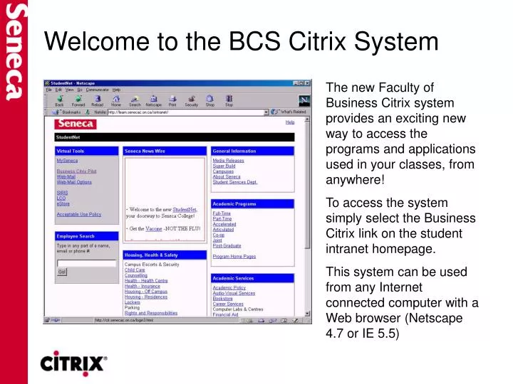 welcome to the bcs citrix system
