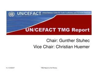UN/CEFACT TMG Report