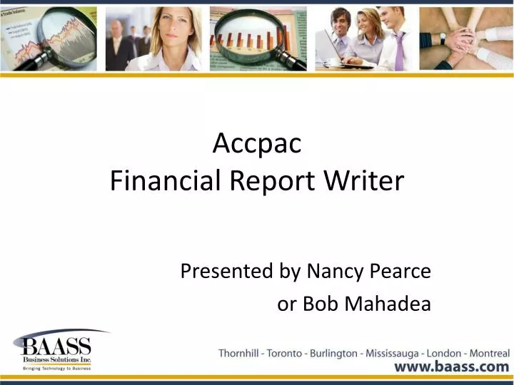 accpac financial report writer