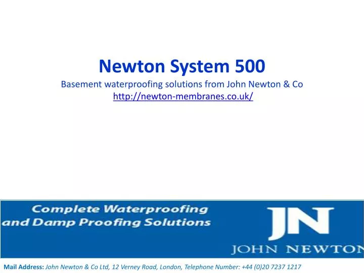 newton system 500 basement waterproofing solutions from john newton co http newton membranes co uk