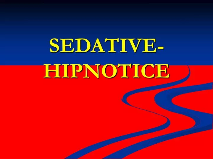 sedative hipnotice