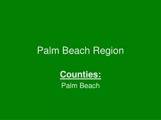 Palm Beach Region