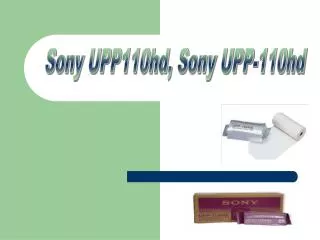 Sony Upp110hd