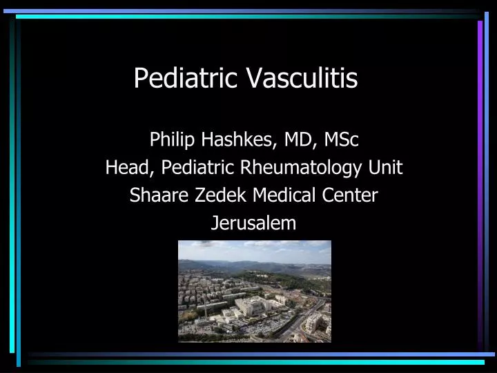 pediatric vasculitis