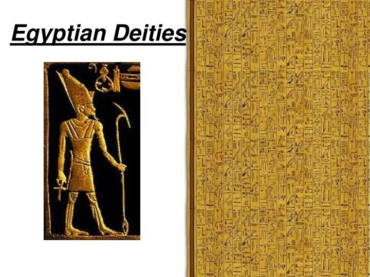 egyptian deities