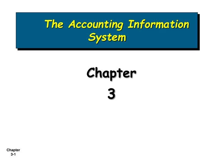the accounting information system
