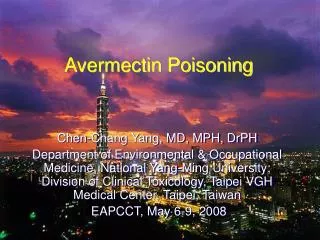 Avermectin Poisoning