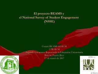 El proyecto BEAMS y el National Survey of Student Engagement (NSSE)