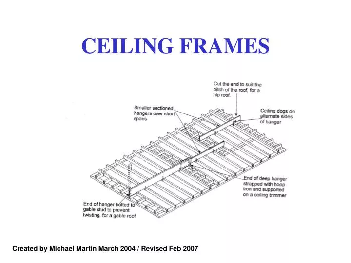 ceiling frames