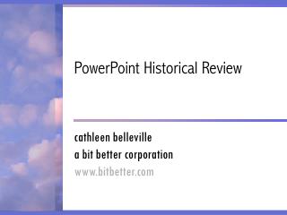 PowerPoint Historical Review