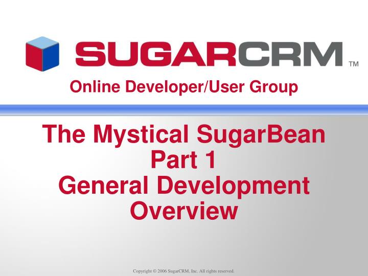 the mystical sugarbean part 1 general development overview