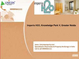 Imperia H2O | Call 09999561111 for Booking of H2O Knowledge Park V Greater Noida