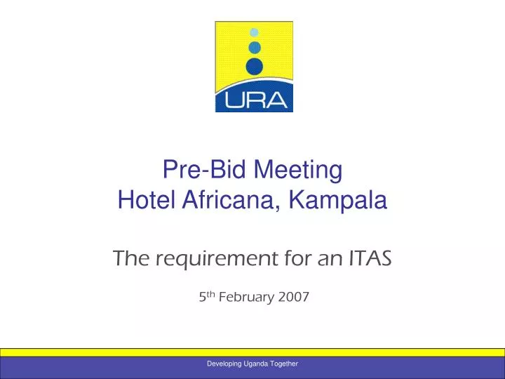 pre bid meeting hotel africana kampala