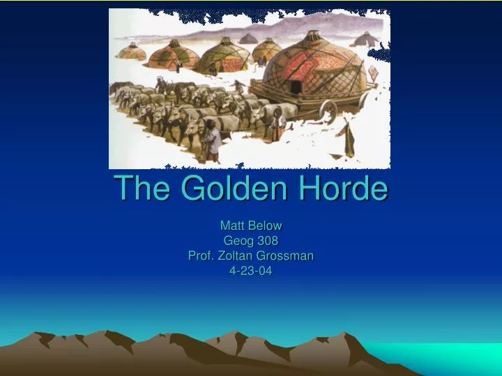 the golden horde