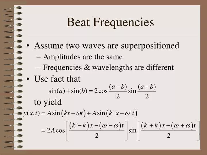 beat frequencies