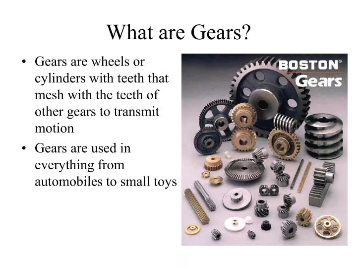 what are gears