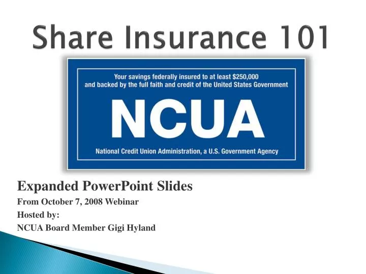 share insurance 101