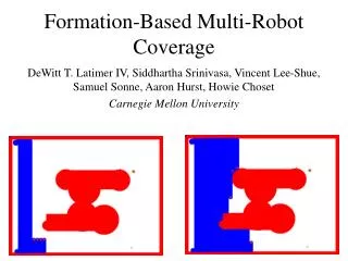 Formation-Based Multi-Robot Coverage