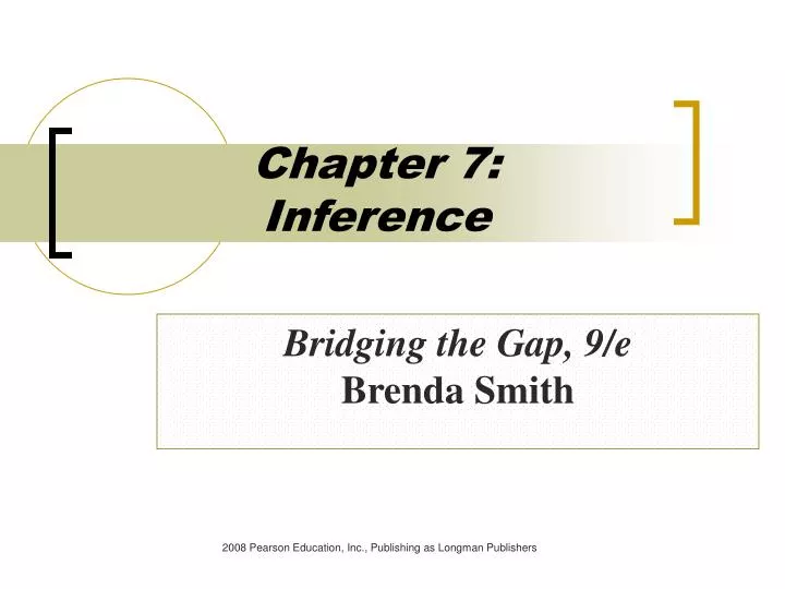 chapter 7 inference