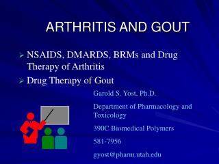 ARTHRITIS AND GOUT