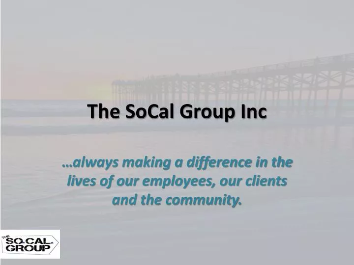 the socal group inc