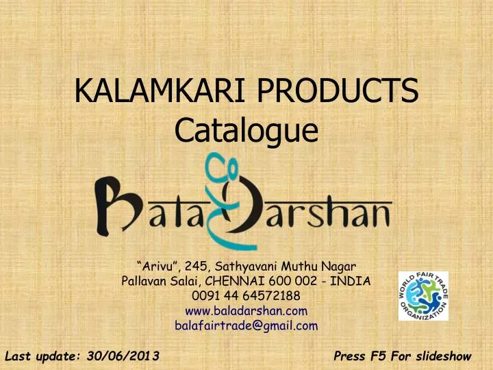kalamkari products catalogue